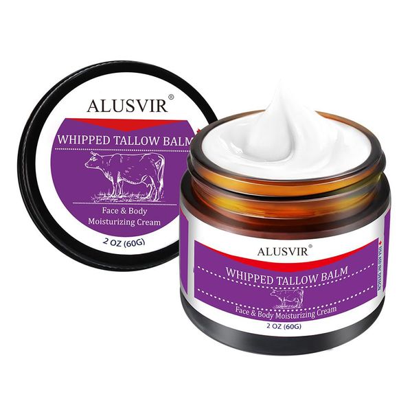 Private Label Natural Face Skincare Products Whipped Beef Tallow Colloidal Oatmeal Face & Body Moisturizer Cream Balm Skin Care
