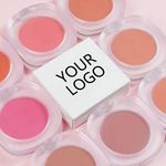 Cruelty Free Vegan Blushes Waterproof Blush Bronzer Cheek Single Smooth Blush Palette High Pigment Blusher Private Label