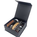Wholesale Beard Grooming Growth Kit Set Custom Private Label Beard Oil Balm Shampoo and Conditioner Comb Brush Razor for Men